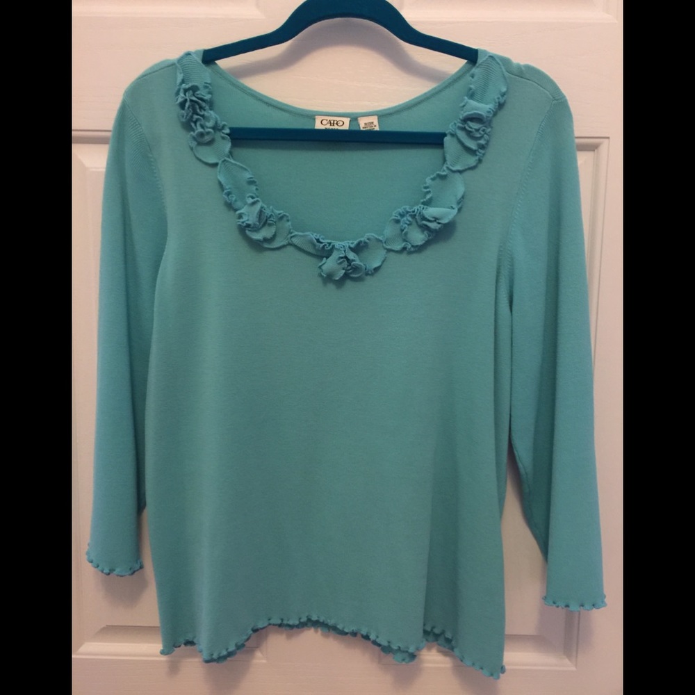 Turquise light weight sweater